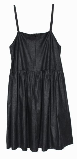 高品質の黒のプラスサイズのファッションスリップ女性のドレス