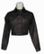 女性のための独特なデザインの黒の魅力的なジャケット