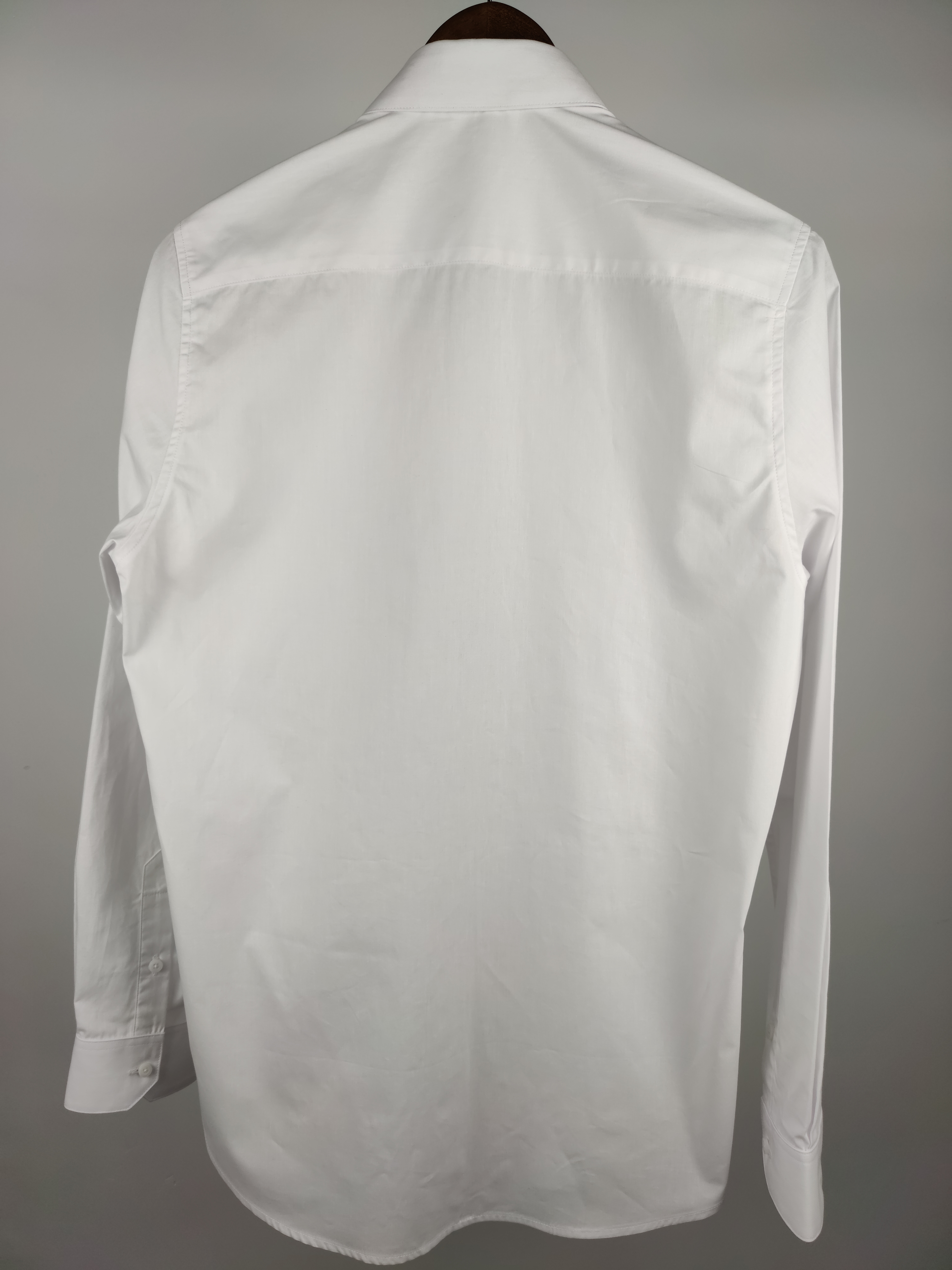 ホワイトカラーメンズコットンビジネスドレスシャツ