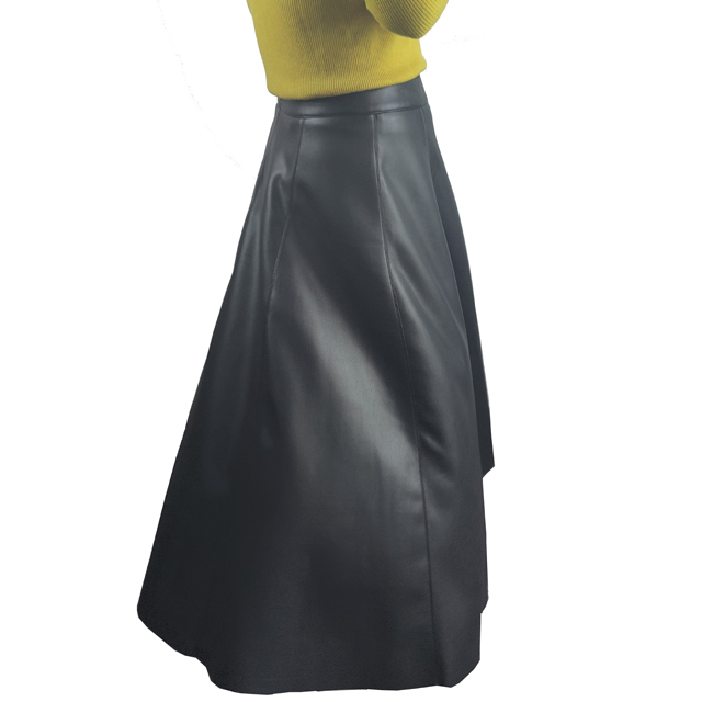 レディースブラックPUドレスレディースPUレザースカートブラックプラスサイズPUスカート衣装